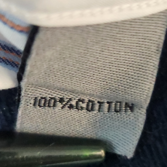 Johnston & Murphy Tailored FitLong Sleeve Button Up Stripe Shirt Mens Size Large - Picture 6 of 6